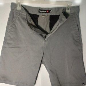 Quicksilver Board Shorts Beige Straight Fit Flat